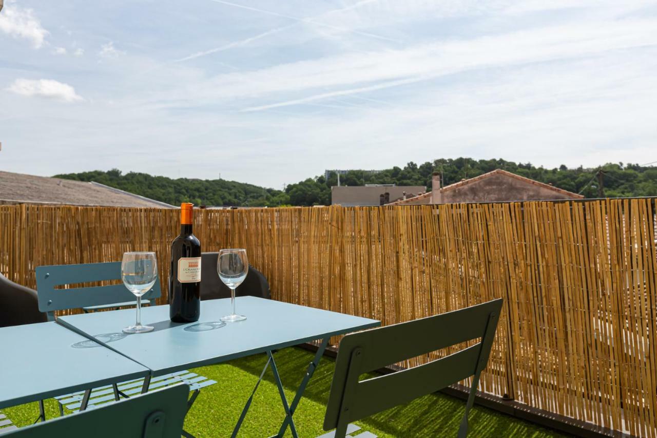 A 5 Min De Bordeaux Centre - Terrasse - Pied Du Tram Apartment Cenon Bagian luar foto