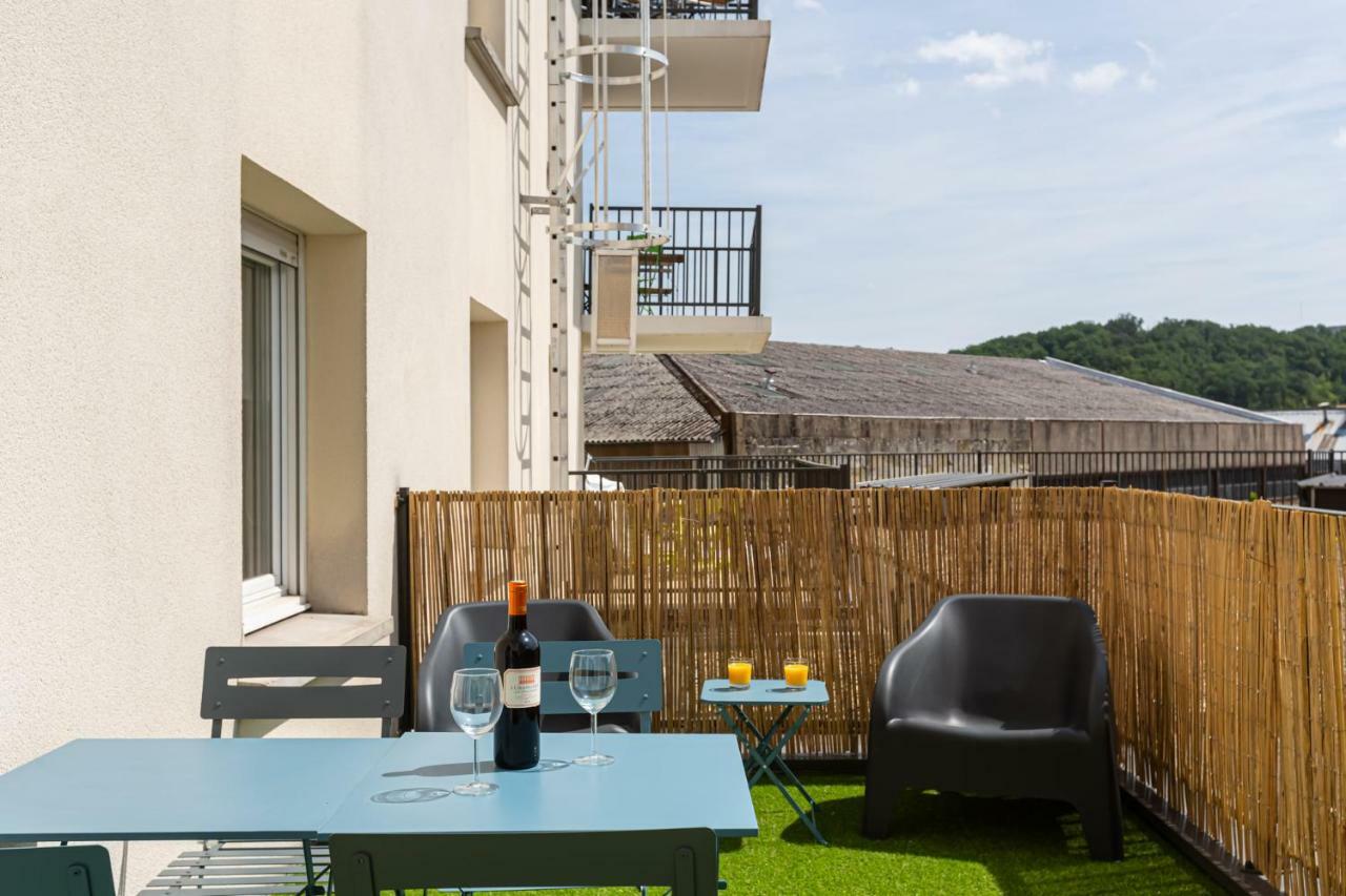 A 5 Min De Bordeaux Centre - Terrasse - Pied Du Tram Apartment Cenon Bagian luar foto